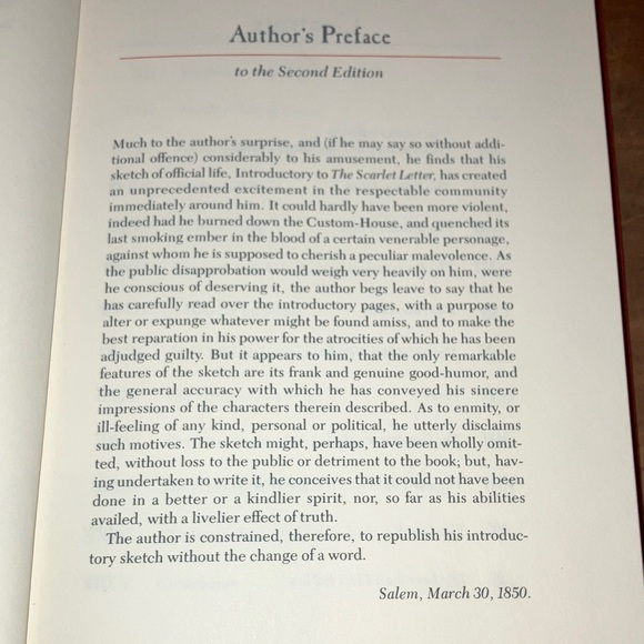 The Scarlet Letter by Nathaniel Hawthorne - Hardcover - Picture 6 of 15